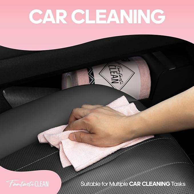 Fantasticlean Microfiber Cleaning Cloth Roll -60 Pack, Tear Away Paperless - Image 5