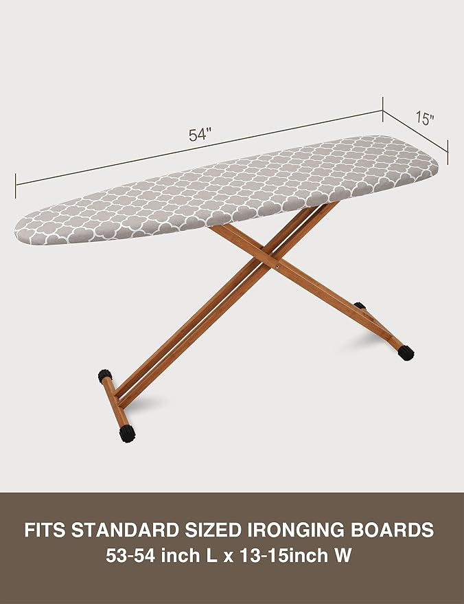 Extra Thick Ironing Board Cover and Pad, Resist Scorching and Staining - Image 6