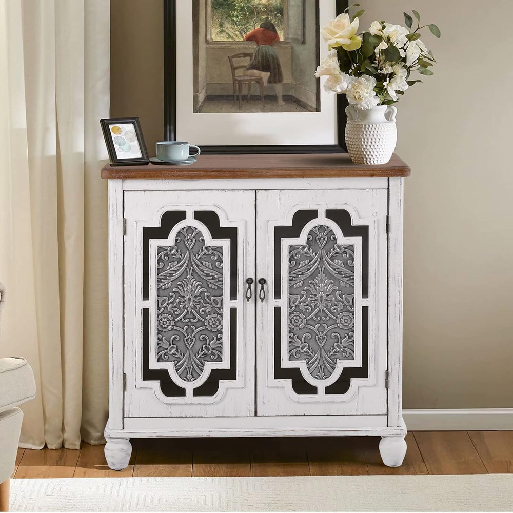 MAISON ARTS Accent Cabinet with Doors, Entryway Storage Buffet Cabinets