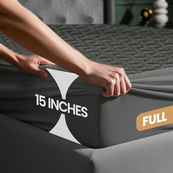 Utopia Bedding Waterproof Mattress Protector Full Size, Premium 3D Air Soft - Image 3