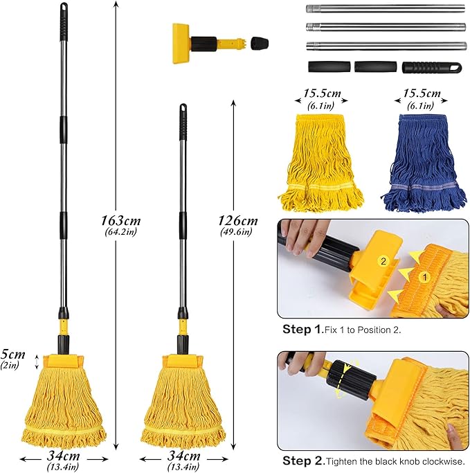 Masthome Industrial Mop, Commercial Mop - Image 2