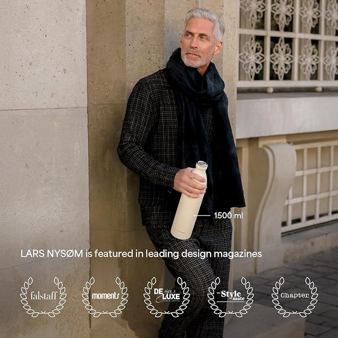 LARS NYSØM Stainless Steel Insulated Water Bottle 12oz 17oz 25oz 34oz 51oz | - Image 5