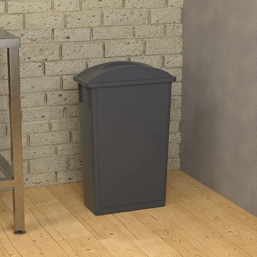 23 Gallon Gray Slim Jim Trash Can - Image 4