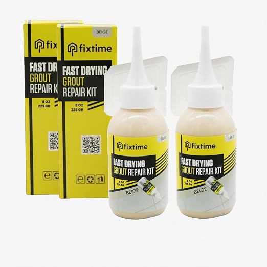 Tile Grout Repair Kit, Grout Repair Renews, Fast Drying Repait Kit, Grout Sealer by FIXTIME