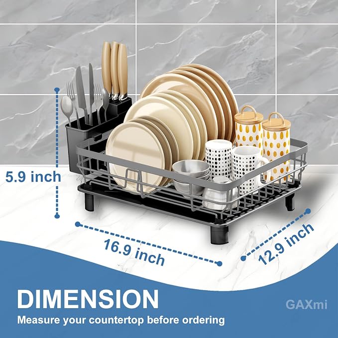 GAXmi Dish Drying Rack Over The Sink Drainer - Image 5