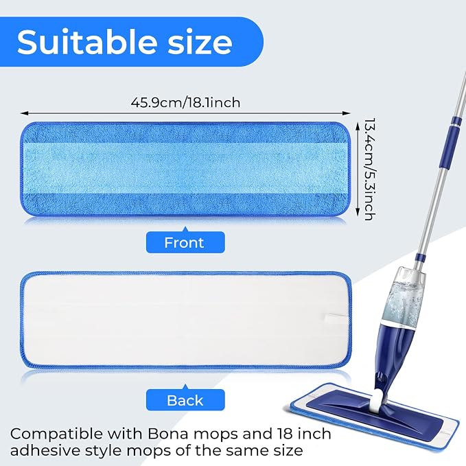 3 Pack Microfiber Cleaning Pads are Compatible - Image 2