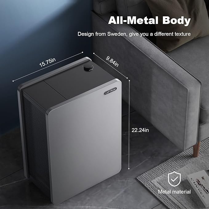 Air Purifier for Large Room: Three-in-one Air Filter for Allergies Pets Asthma - Image 8