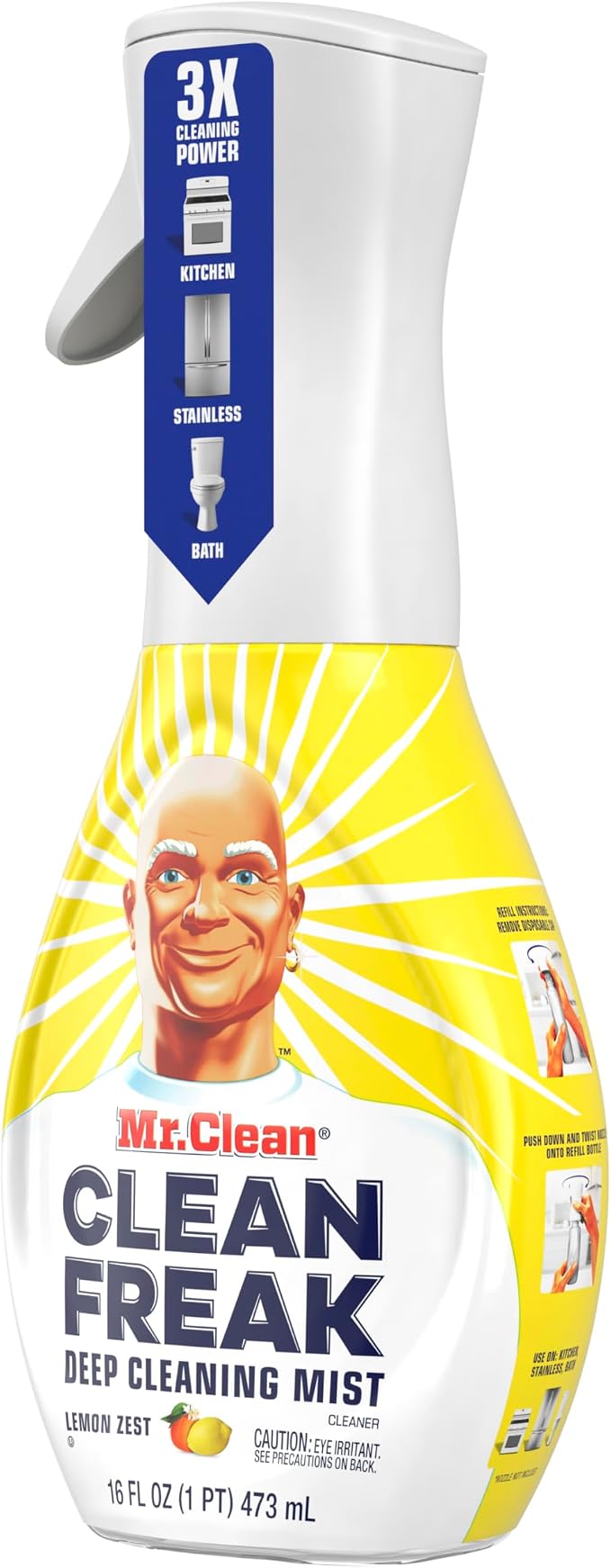 Mr. Clean Clean Freak Multi Surface Cleaning Spray, Deep Cleaning Mist Starter - Image 9