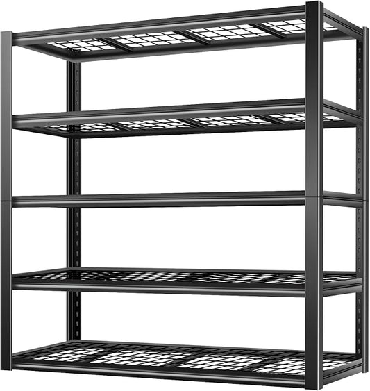 BILT HARD 60" W x 24" D Garage Shelving 3500 LBS, Heavy Duty 5-Tier Metal by BILTHARD