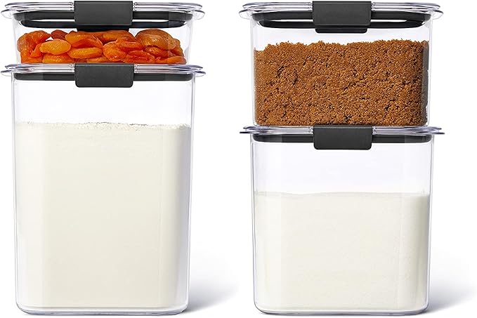 Rubbermaid Brilliance Pantry Food Storage Containers by Rubbermaid