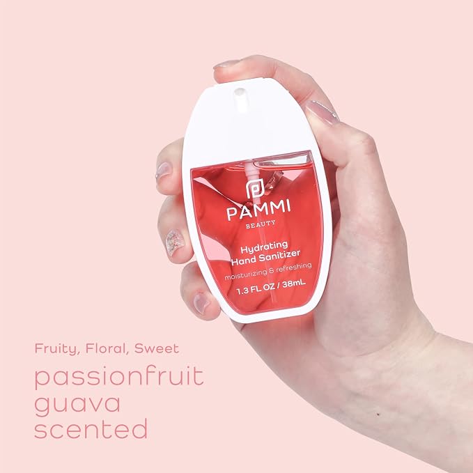 PAMMI Power Mist Hydrating Hand Sanitizer Spray, Portable Travel Size Pocket - Image 5