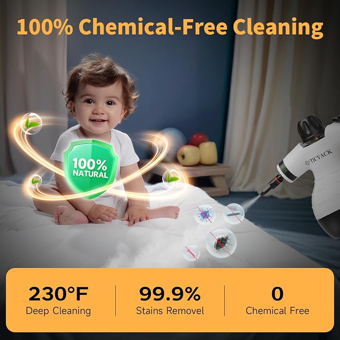 Steam Cleaner, Handheld Steam Cleaner - Image 4