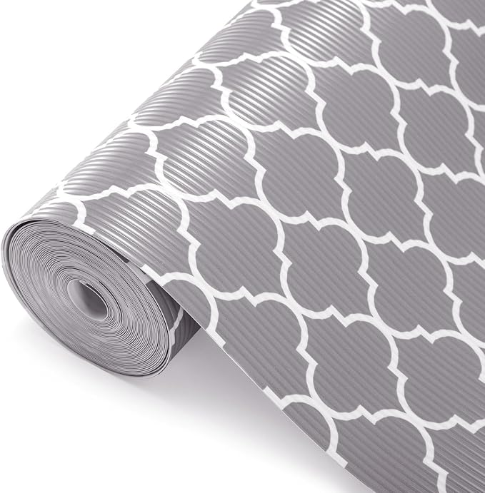 Glotoch 2 Rolls Shelf Liners for Kitchen Cabinets 12”x 20ft, Non Slip Drawer by GlotochExpress