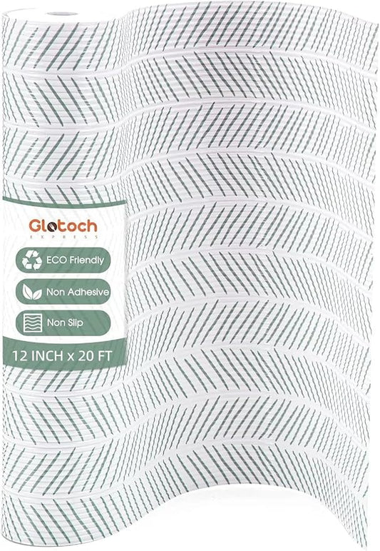 Glotoch Shelf Liners for Kitchen Cabinets Non-Adhesive, 12in x 20FT Non Slip by GlotochExpress