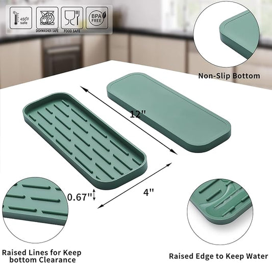 Silicone Kitchen Sink Organizer Tray - Image 2