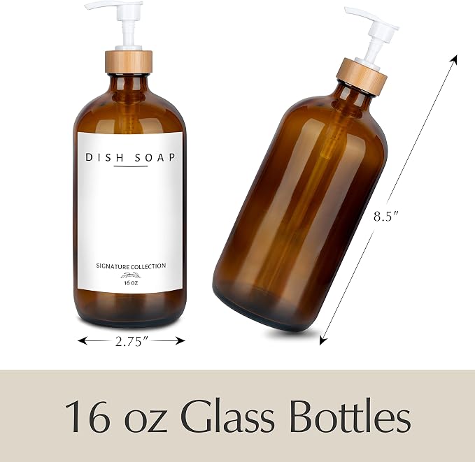 Emerson Glass Soap Dispenser Set - Image 2