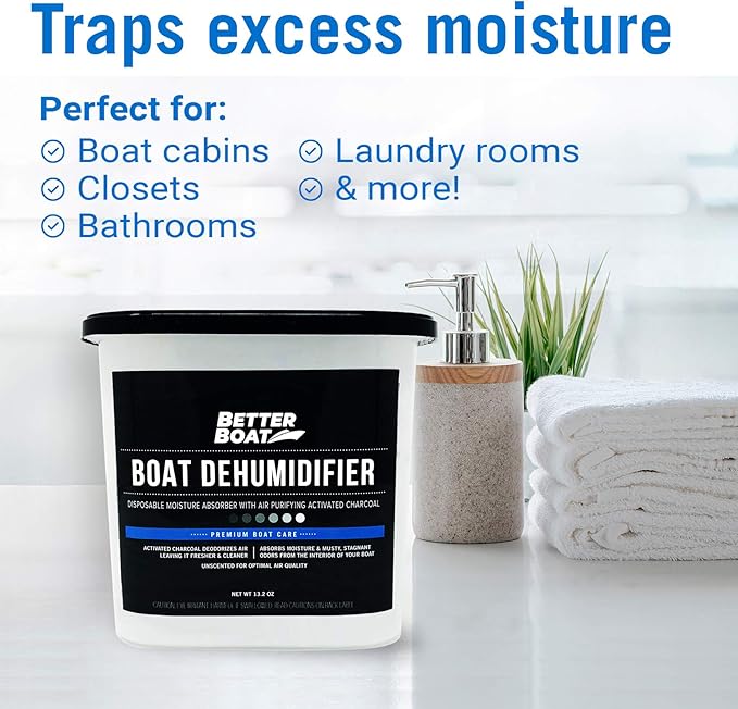 Moisture Absorber and Boat Dehumidifier, Charcoal Odor Remover - Image 6
