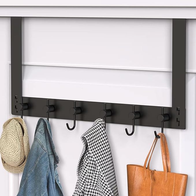 VAEHOLD Over The Door Hooks for Hanging Clothes, Heavy-Duty Door Hooks by VAEHOLD