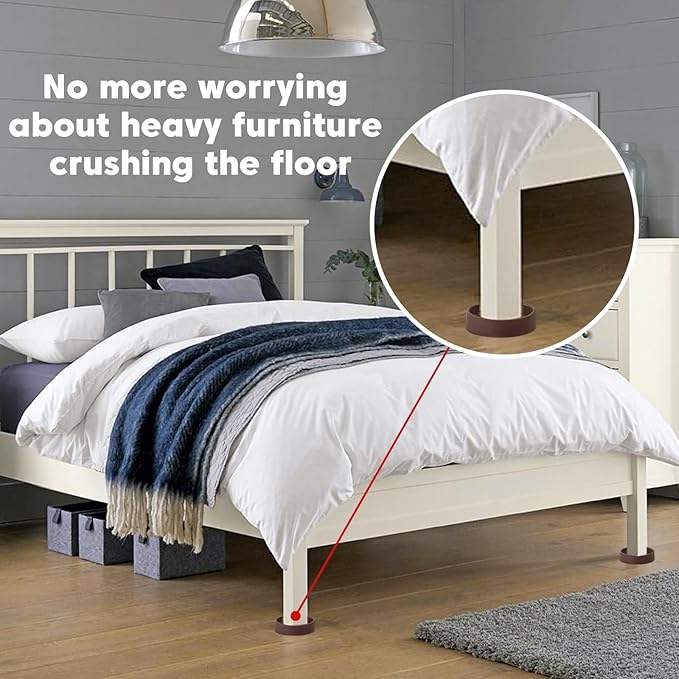 Rubber Furniture Pads Non Slips Furniture Casters Cup Chair Leg Floor Protectors - Image 4