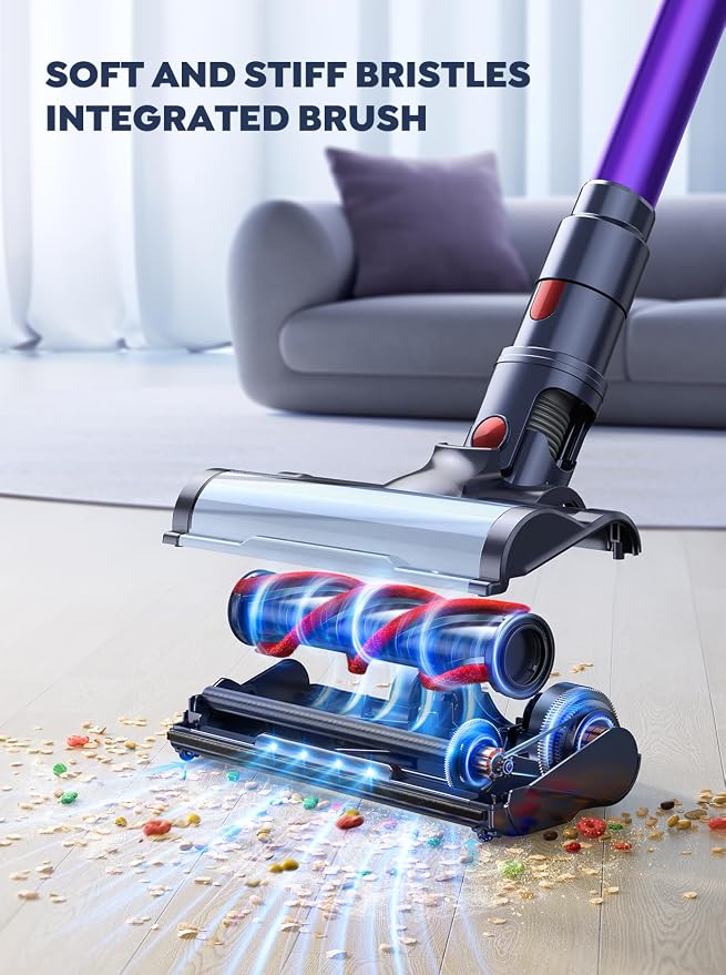 Cordless Vacuum Cleaner, 2 Batteries 110 Mins Runtime Vacuum Cleaners - Image 7