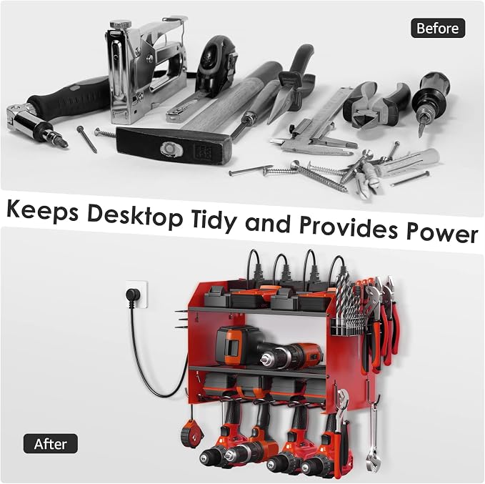 CCCEI Set Power Tool Organizer Wall Mount - Image 4