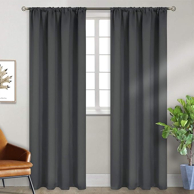 BGment Rod Pocket Blackout Curtains - Image 6
