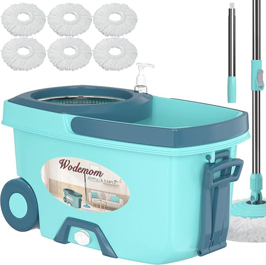 Spin Mop and Bucket System, Mop and Bucket by Wodemom
