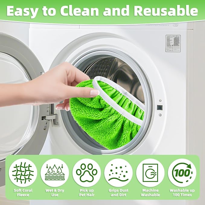 Reusable Dry Sweeping Cloths Microfiber Wet Pads Refill Compatible - Image 6