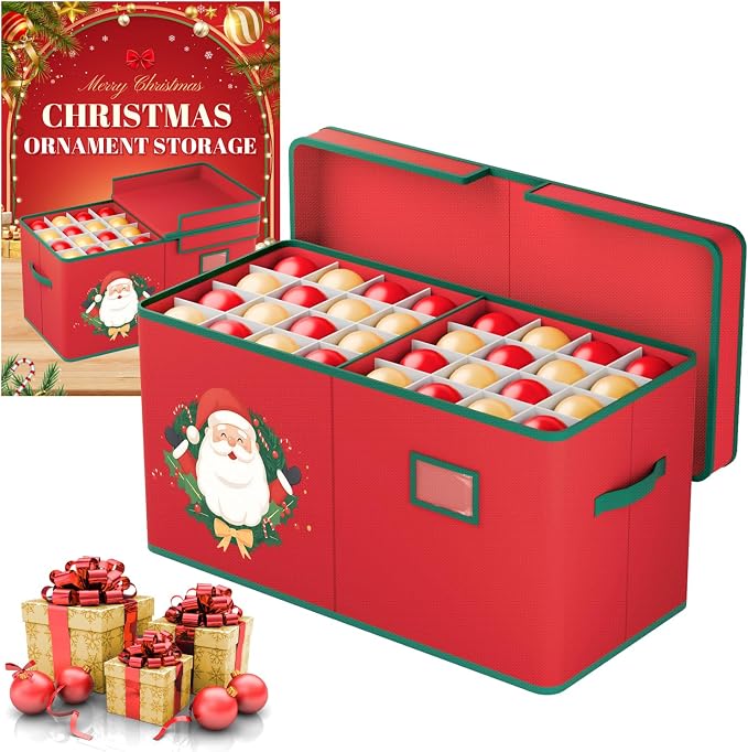 Christmas Ornament Storage Box Christmas Ornament Storage Organizer by ROMANKAS