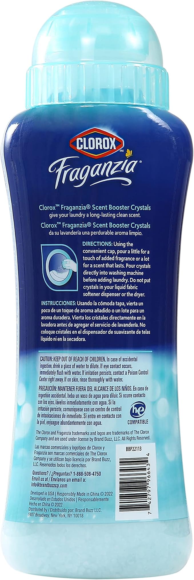 Clorox Fraganzia Laundry Scent Booster Crystals in Ocean Scent - Image 6