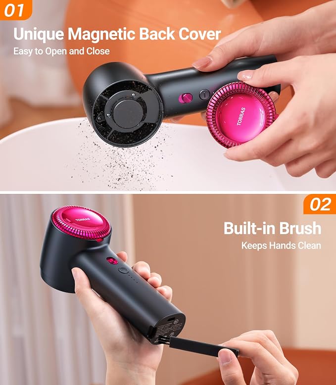 TORRAS Rechargeable Fabric Shaver Electric Lint Remover 3-Speed Remove Fuzz - Image 9