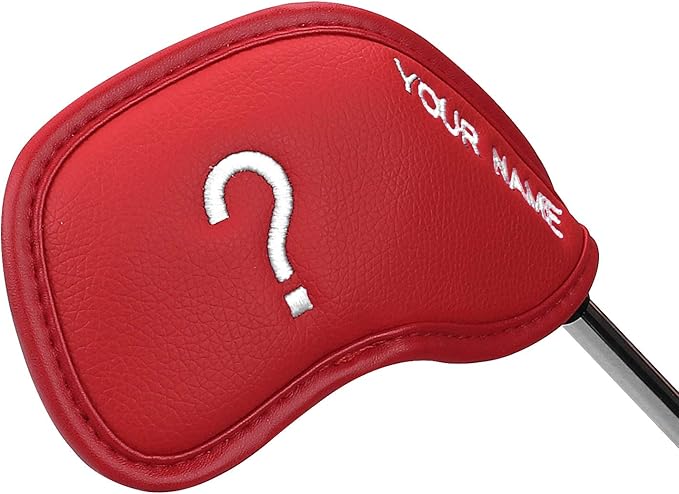CRAFTSMAN GOLF 12pcs or 1pc Thick Synthetic Leather Golf Iron Head Covers Set by CRAFTSMANGOLF