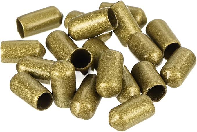 uxcell 20pcs Rubber End Caps 5/16" ID Vinyl Round Tube Bolt Cap Cover Thread - Image 4