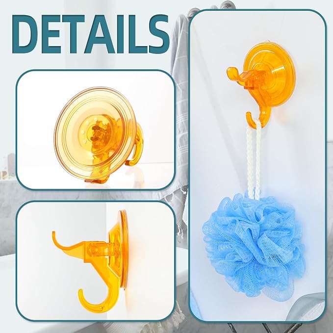 Antimbee Suction Cup Hooks, 10 Pack Wreath Hangers - Image 2