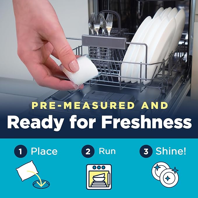 Nature Clean All Natural Dishwasher Pods, Plant-Based Non-Toxic Dishwasher - Image 5