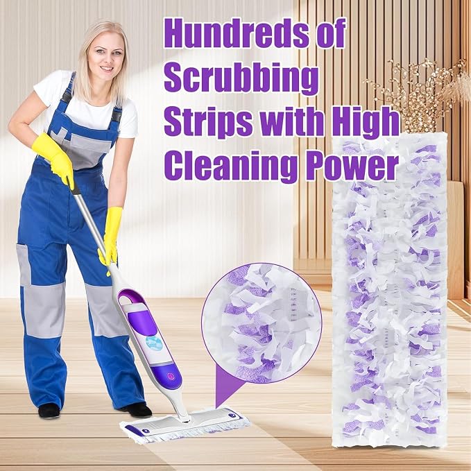 30 Pack Power Mop Refills Pad for Swiffer Power Mop, Disposable Spray Wet Pad - Image 5