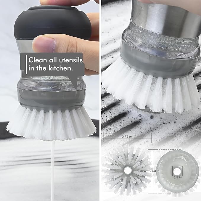 Palm Brush Refills for OXO Steel Soap Dispensing Dish Brush - Image 4