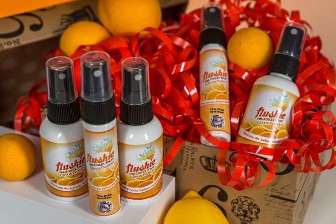 Flushie Pre-Toilet Sprays for Poop Travel Size Toiletries Bathroom Spray for - Image 5