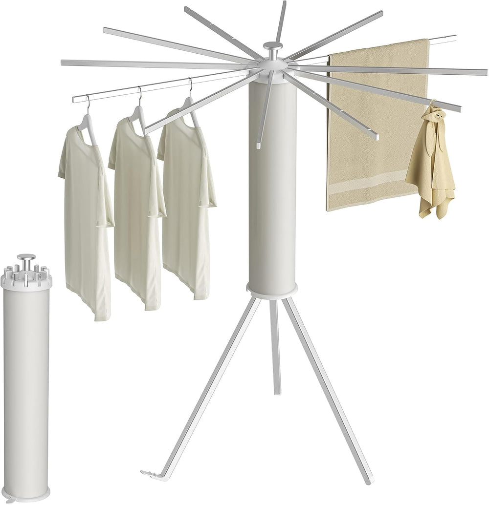 Tripod Clothes Drying Rack, Garment Rack Portable and Foldable Space Saving
