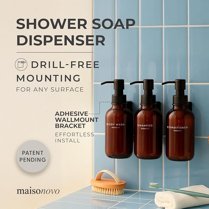 MaisoNovo Shampoo and Conditioner Dispenser - Image 2