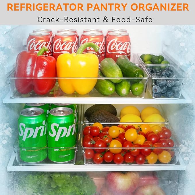 Criusia 21 Pack Large Clear Plastic Drawer Organizer Trays | BPA-Free Acrylic - Image 7