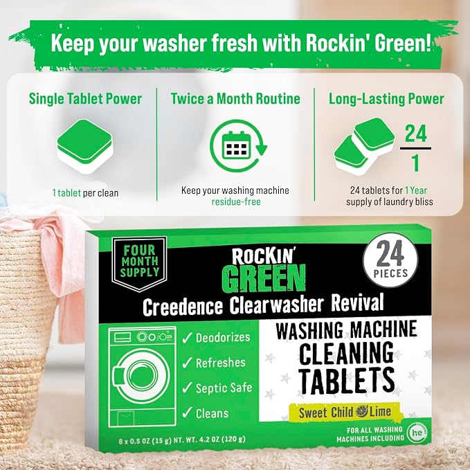 Rockin' Green Deep Cleaning and Deodorizing Tablets - Image 4