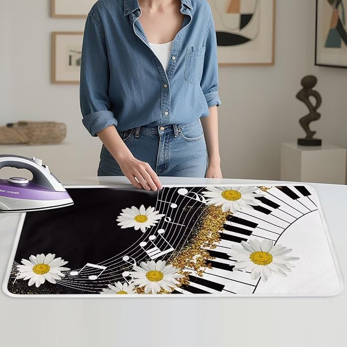 Music Ironing Pad Ironing Blanket Thick Travel Iron Pad Heat Resistant Ironing - Image 4
