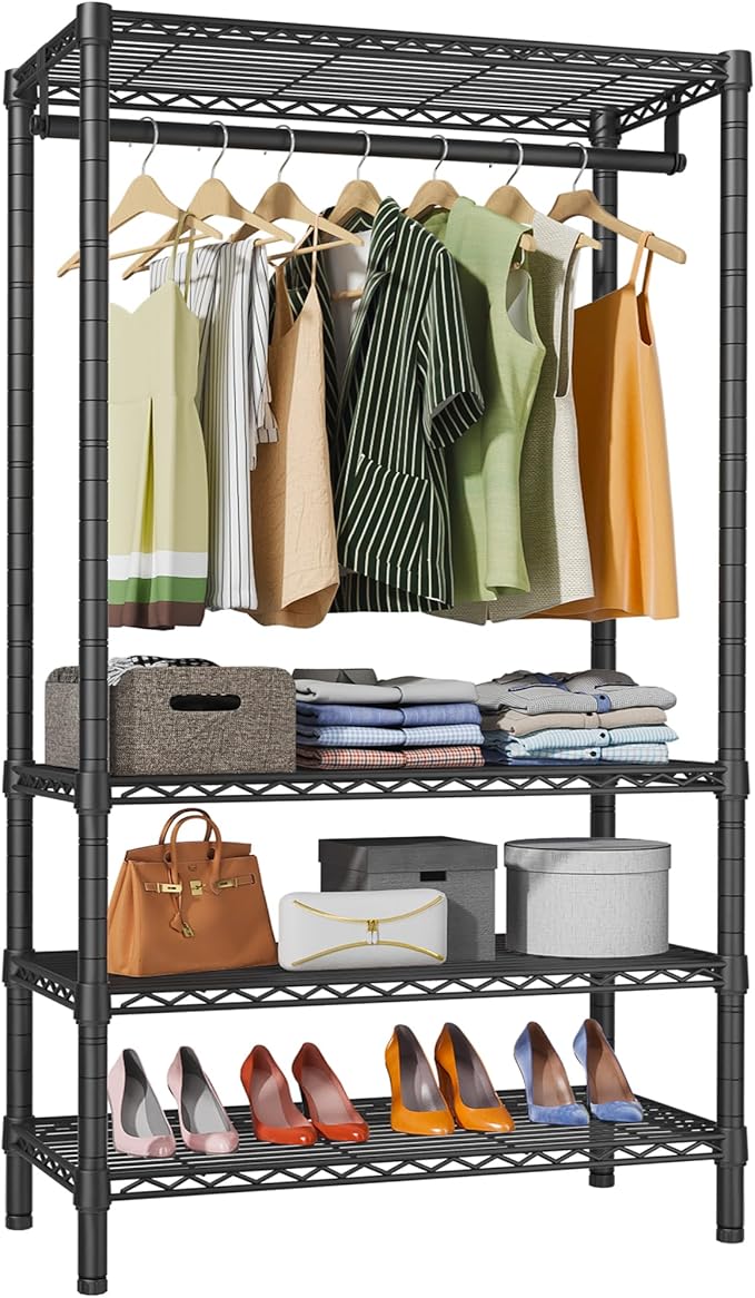 VIPEK V1 Wire Garment Rack 4 Tiers Heavy Duty Clothes Racks by VIPEK