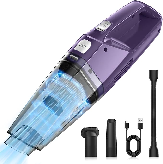 Handheld Vacuum Cordless – Car Vac Portable by Bossdan