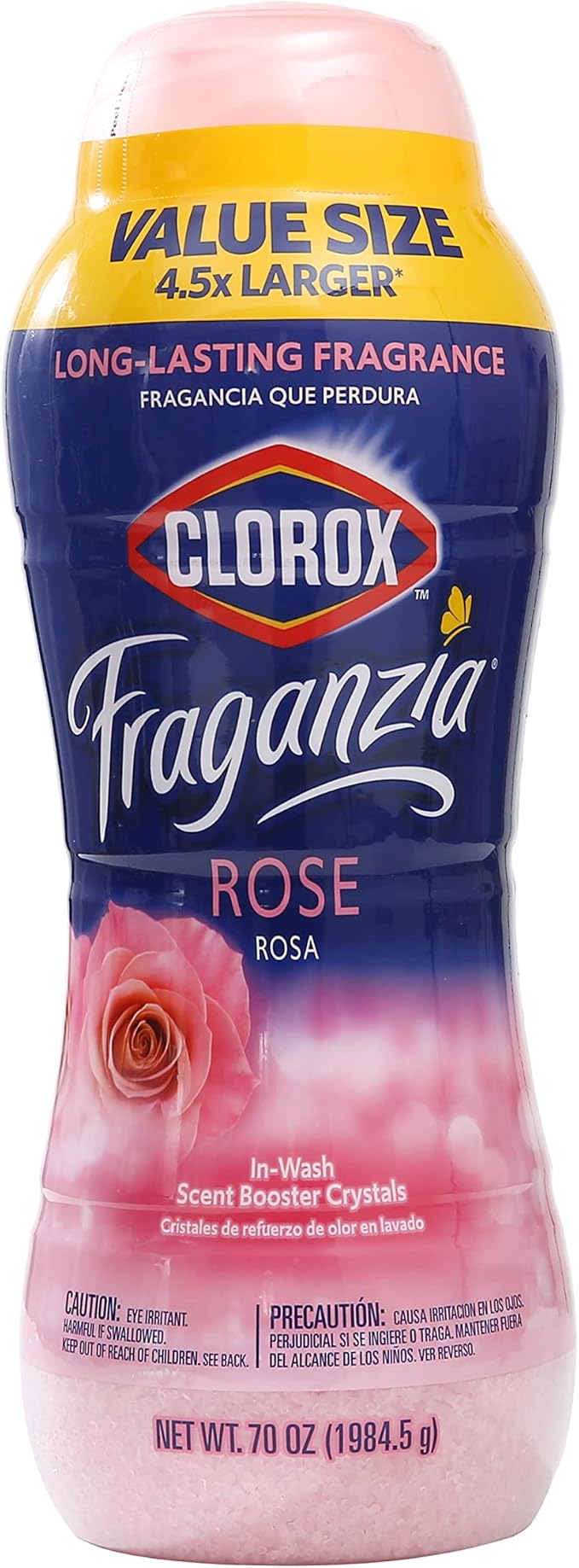 Clorox Fraganzia Laundry Scent Booster Crystals in Rose Scent by Clorox