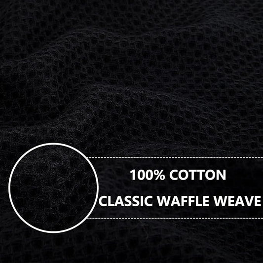 Homaxy 100% Cotton Waffle Weave Kitchen Dish Towels, Ultra Soft Absorbent Quick - Image 2