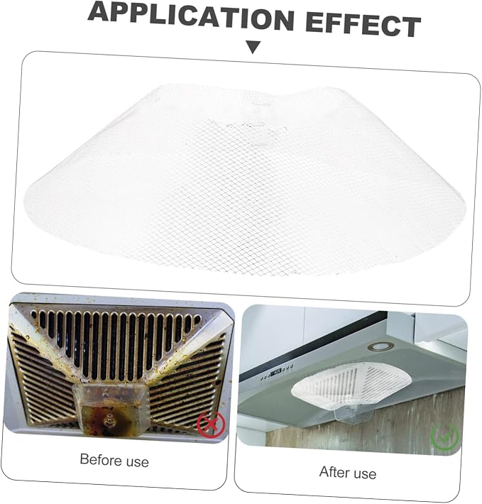 10PCS Durable Range Hood Filter Net Kitchen Replacement Practical Bowl Shaped - Image 4
