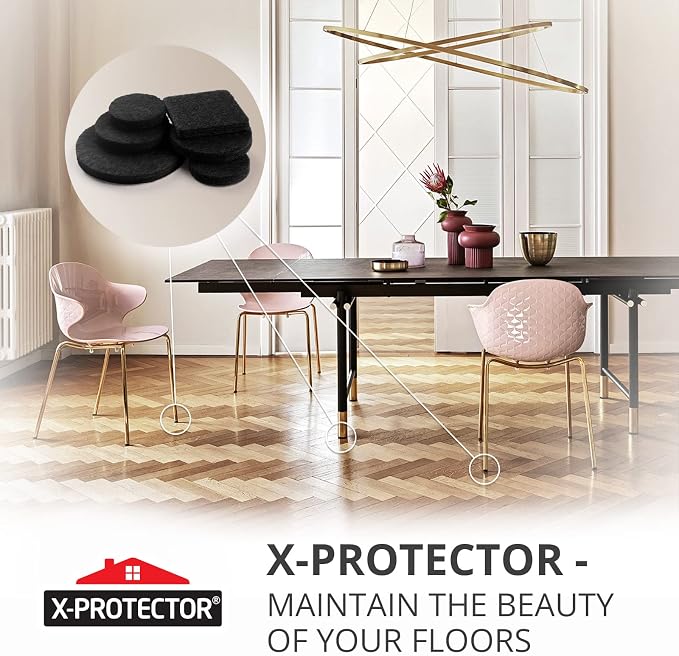 X-Protector 357 Pcs Black Felt Furniture Pads - Image 6