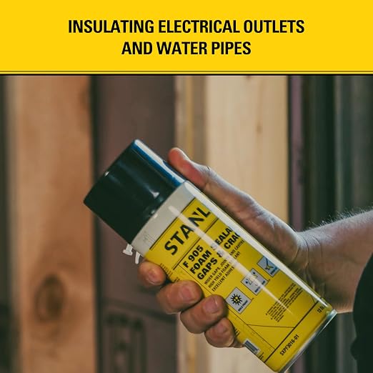 Stanley F905 Gaps & Cracks Sealant – Polyurethane Spray Foam Insulation - Image 8